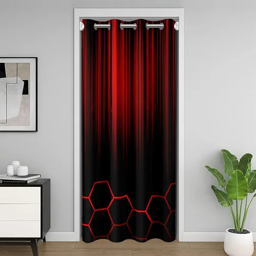 Vista 27 de Feelyou Math Equation - Cortina de puerta (1 panel, 34 x 80 pulgadas)