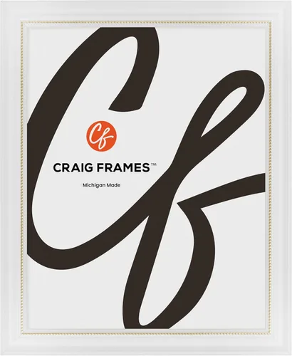 Vista 13 de Marco para fotografías decorativo con acabado ornado, color dorado, de Craig Frames