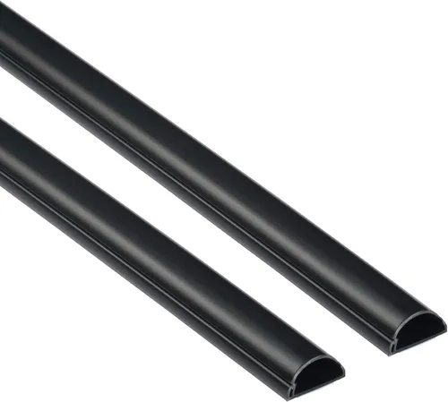 Vista 27 de D-Line Paquete de accesorios para cubierta de cable, solo para uso con longitudes de 0.78 pulgadas de ancho x 0.39 pulgadas de alto Blanco