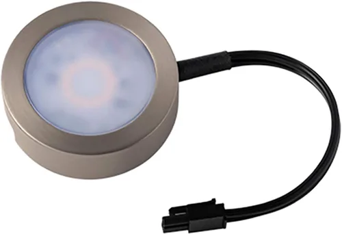 Vista 11 de WAC Lighting, Luz de disco LED individual con cable de plomo de 6 pulgadas 3-CCT seleccionable 2700K-3000K-3500K Voltaje de línea en blanco