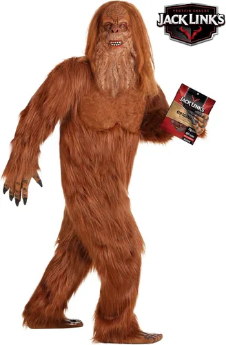 Vista 2 de Disfraz de Jack Links Sasquatch de talla grande para adultos