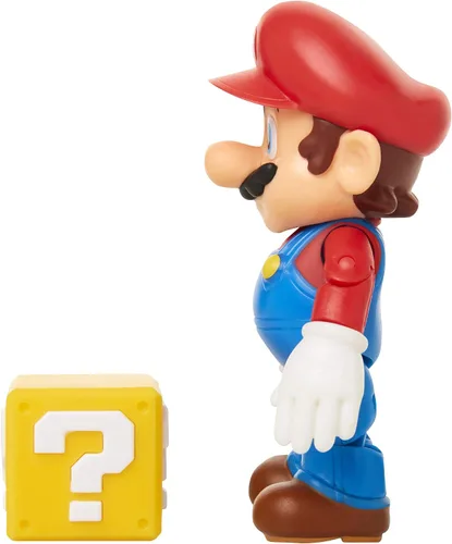 Vista 5 de Super Mario Nintendo 4" con bloque de preguntas