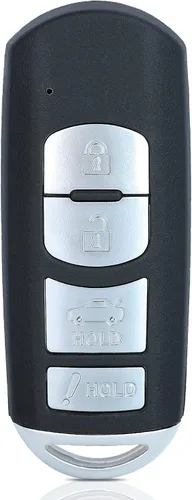 Vista 7 de Beefunny Funda de llave de repuesto para mando a distancia de coche, 4 botones, para Mazda 3 6 2014-2018 SKE13D-01 (Solo funda de llave)