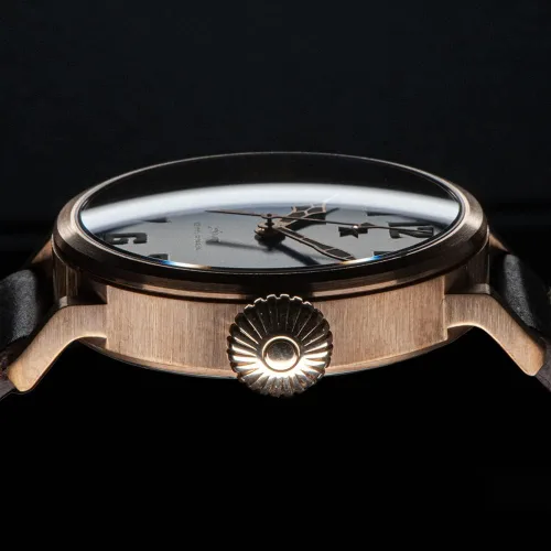 Vista 8 de Sugess Pilot Bronze - Reloj de pulsera luminoso para hombre Seagull ST2130 Movimiento BGW9