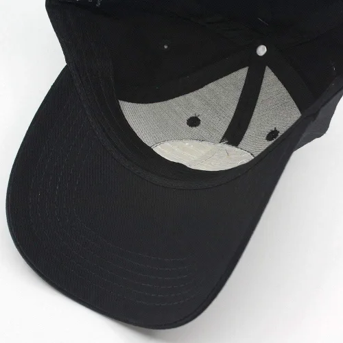 Vista 5 de Gorra de béisbol ajustable con banda de roca dura de color rojo y blanco, Beísbol, talla única
