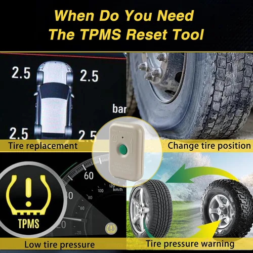 Vista 3 de Herramienta de sensor TPMS Herramienta de reaprendizaje TPMS compatible con Ford Lincoln TPMS Herramientas de capacitación de programación
