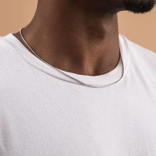 Vista 3 de PORI JEWELERS 14K Gold 1.8MM, 2.5MM, or 3.5MM Round Box Chain Necklace -16"-30" Yellow or White Gold- For Men and Women