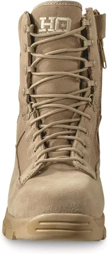 Vista 5 de HQ ISSUE Botas tácticas clásicas impermeables de 8 pulgadas con cremallera lateral para hombre