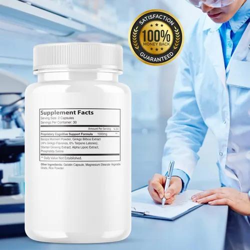 Vista 2 de Suplemento cerebral Neuro Tech IQ Neurotech Iq Focus Formula Píldoras (60 cápsulas)