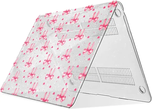 Vista 6 de IBENZER Funda rígida compatible con MacBook Air de 13 pulgadas 2022 2021 2020 M1 A2337 A2179 A1932, carcasa rígida para Mac Air 13 con Touch ID