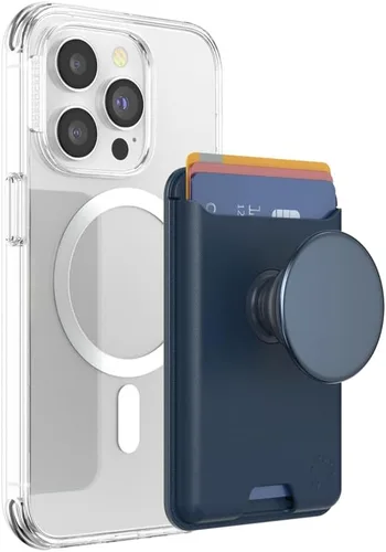 Vista 14 de PopSockets Softgoods - Cartera de teléfono con agarre expandible y anillo adaptador para MagSafe, soporte para tarjetas de teléfono, compatible