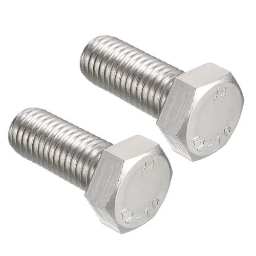 Vista 28 de 10 tornillos hexagonales M6 M6-0.039 x 1.575 in UNC Tornillos de cabeza hexagonal A2-70 (304) de acero inoxidable totalmente roscados, totalmente