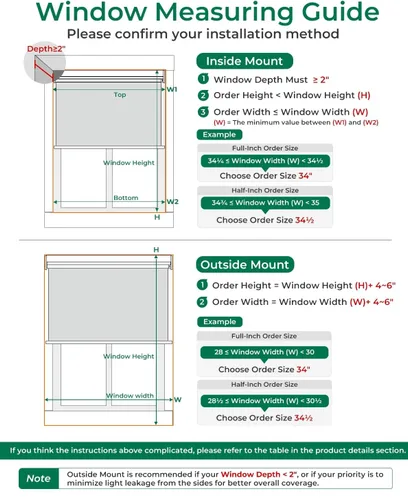 Vista 3 de Allesin Persianas motorizadas con control remoto Persianas enrollables opacas automáticas, fácil de instalar y control inteligente, persianas