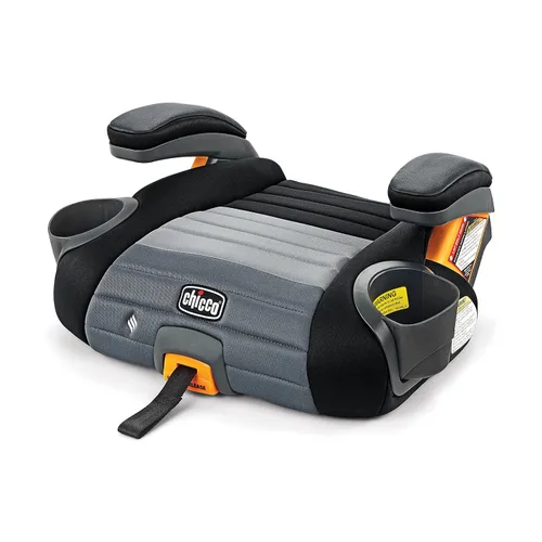 Vista 22 de Chicco GoFit ClearTex Plus Asiento elevador sin espalda, accesorio de ErgoBoost - Acolchado de espuma ultra cómodo, asa de transporte integrada