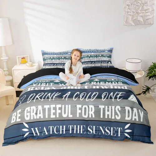 Vista 37 de Erosebridal Funda de edredón de ancla náutica, juego de ropa de cama con brújula oceánica, tamaño individual para niños, adolescentes, adultos