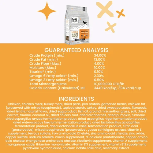 Vista 4 de Me y amor y usted Nude Food, natural Grain Free – Comida para Perro