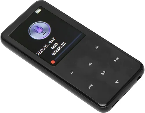 Vista 9 de Reproductor de MP3 con pantalla táctil Bluetooth 5.0, sonido de alta fidelidad, radio FM, almacenamiento de 4 GB, ampliable hasta 256 GB con chip
