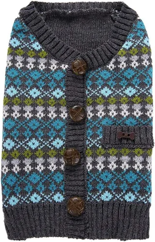 Vista 42 de Suéter de dos patas de algodón acanalado para Halloween, cuello alto a rayas alces estampado de Navidad para Teddy, Chihuahua, Shih Tzu, Yorkshire