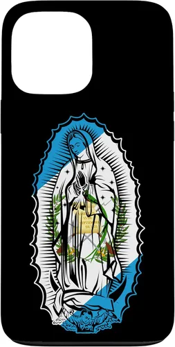 Vista 23 de Funda para iPhone 16 Virgen de Guadalupe con bandera de Guatemala