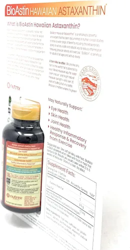 Vista 4 de BioAstin Astaxantina hawaiana 12 mg, 120 geles blandos