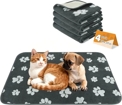 Vista 30 de KOOLTAIL Almohadillas lavables para orina de perros, paquete de 2 almohadillas de entrenamiento súper absorbentes reutilizables impermeables
