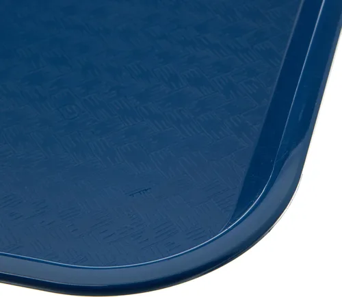 Vista 3 de Carlisle FoodService Products Bandeja de plástico para comida rápida, 14 x 18 pulgadas, azul (paquete de 2)