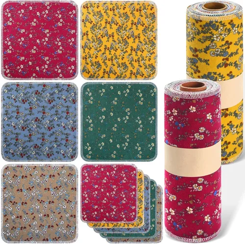 Vista 10 de Redbaker 50 piezas de toallas de papel reutilizables, paños de algodón reutilizables sin papel, toallas de papel absorbentes lavables
