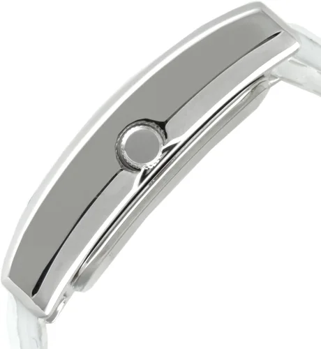 Vista 2 de Peugeot Reloj de pulsera rectangular en forma de H para mujer con correa de muñeca a juego
