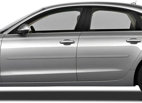 Vista 2 de Moldeo lateral de carrocería terminada compatible con Audi A6 - Aviator Blue (LX5N)