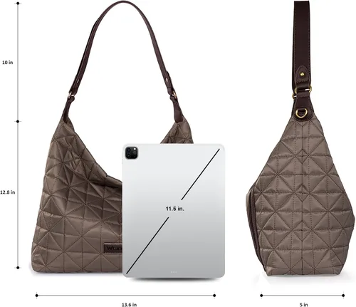 Vista 4 de Wrangler - Bolso cruzado acolchado para mujer, bolso de mano ligero