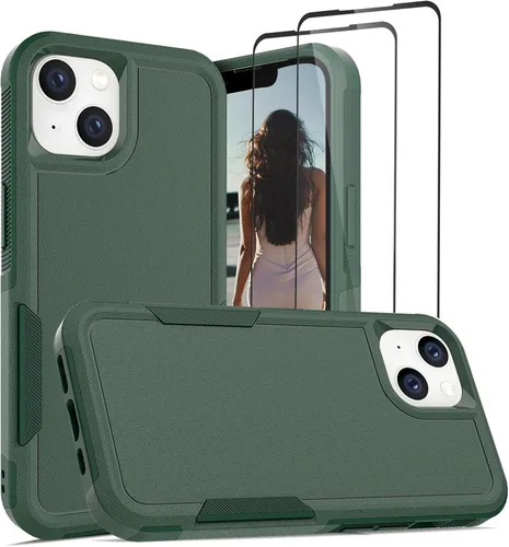 Vista 212 de Jeylly Funda para iPhone SE/Funda para iPhone 5S, Exterior de Plástico Duro que Absorbe Golpes + Interior de Silicona de Goma Defensor contra