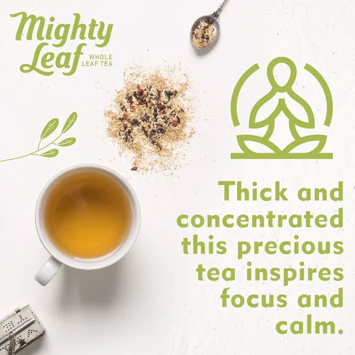 Vista 5 de MIGHTY LEAF Té verde matcha orgánico, 1.5 oz ea, paquete de 3