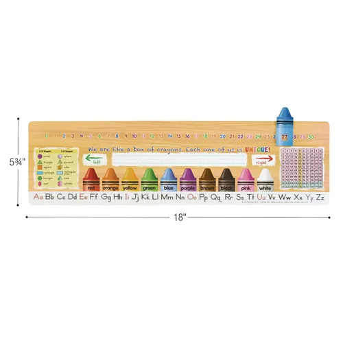 Vista 5 de Really Good Stuff - Ayudas de escritorio de crayones para contar Deluxe Slide-to-Learn - Juego de 24