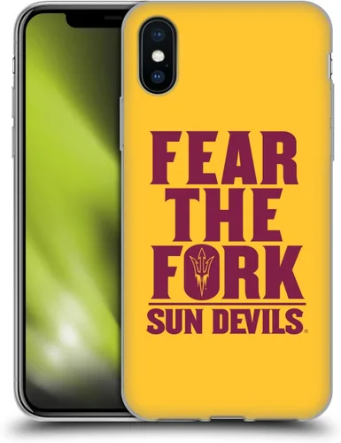Vista 151 de Head Case Designs Funda de gel ASU Camou con licencia oficial de la Universidad Estatal de Arizona [protección de grado militar] compatible