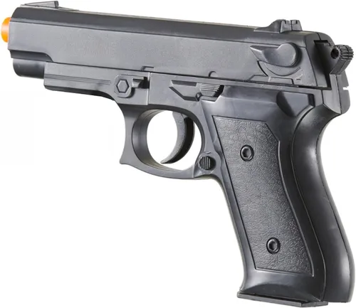 Vista 4 de VP99 Pistola Airsoft con resorte con láser y luz (color: negro)