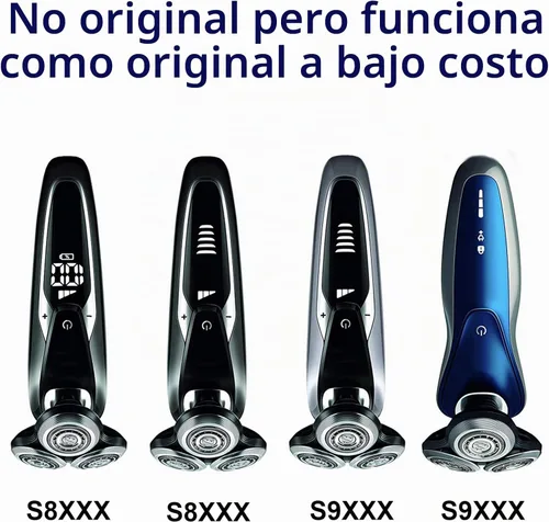 Vista 6 de Cabezales de repuesto SH90 compatibles con Philips Norelco Shaver Series 9000 Series 8950