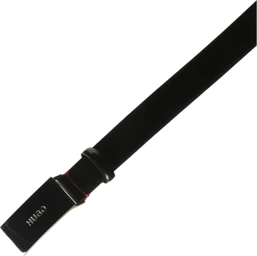 Vista 2 de HUGO Men's Baldwin Plaque Leather Belt