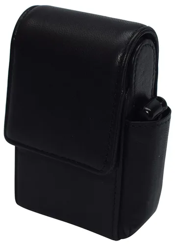 Vista 2 de Caja de cigarrillos de elevación automática con soporte para encendedor (para King Size & 100's)#92812 Negro