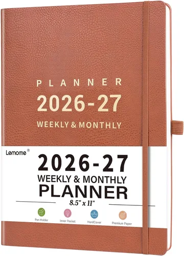 Vista 13 de Agenda 2027, semanal y mensual, enero 2027 - diciembre 2027 Verde