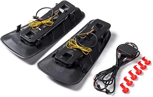 Vista 5 de Luz antiniebla LED izquierda derecha compatible con Ford F-150 Raptor 2009-2014 (xenón blanco + ámbar)