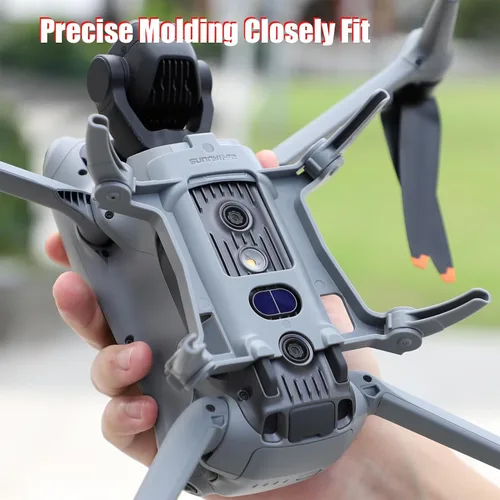 Vista 4 de Air 3 Kit extendido plegable de pierna de tren de aterrizaje para DJI Air3 RC Cámara Drone Accesorios Extensor de altura Extensiones Protector