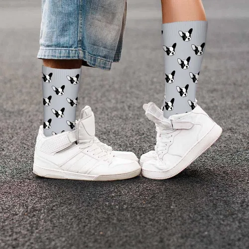 Vista 7 de Pehede Calcetines lindos erizos para hombre, divertidos calcetines de vestir de dibujos animados para mujer, divertidos calcetines de diseño loco