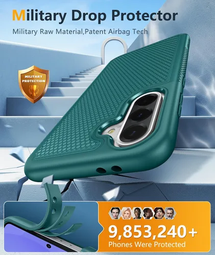 Vista 394 de FNTCASE Funda para iPhone 17 Pro: Fundas delgadas translúcidas de color azul claro compatibles con MagSafe, protección completa de la cámara