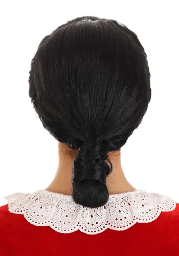 Vista 2 de Peluca de Disfraz para Mujer Olive Oyl de Popeye Multicolor