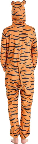 Vista 5 de Unisex Animals Costume AdultPlush Hooded Animals Onesie Homewear AdultsHalloween Christmas Jumpsuit Women & Men