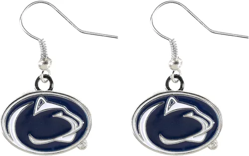 Vista 13 de aminco NCAA - Aretes colgantes con logotipo de la NCAA para mujer Georgia Tech Yellow Jackets