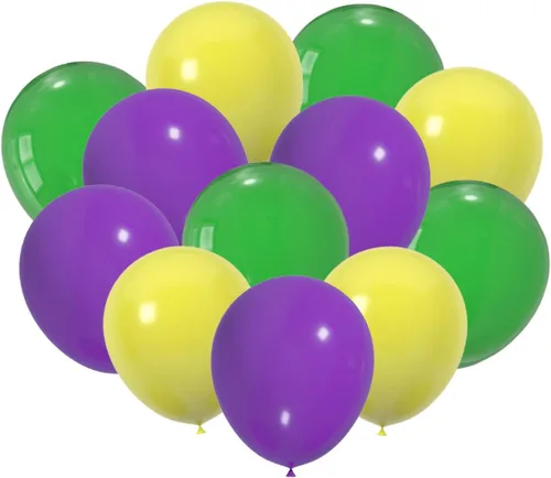 Vista 27 de 60 globos de látex de 12 pulgadas en negro, naranja y morado, Halloween, graduación, cumpleaños, baby shower, decoraciones de fiesta