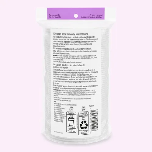 Vista 5 de Amazon Basics Almohadillas ovaladas premium, 300 unidades (6 paquetes de 50) (anteriormente Solimo)