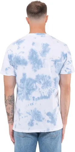 Vista 4 de Queens of the Stone Age Camiseta Branca Sword Official Unisex Dip Dye Blanco