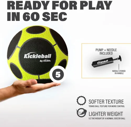 Vista 2 de Kickit Pelota de tenis de fútbol, pelota ligera suave oficial para entrenamiento, estilo libre y malabares, diversión al aire libre para todas